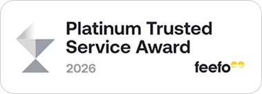 Platinum Trusted service award