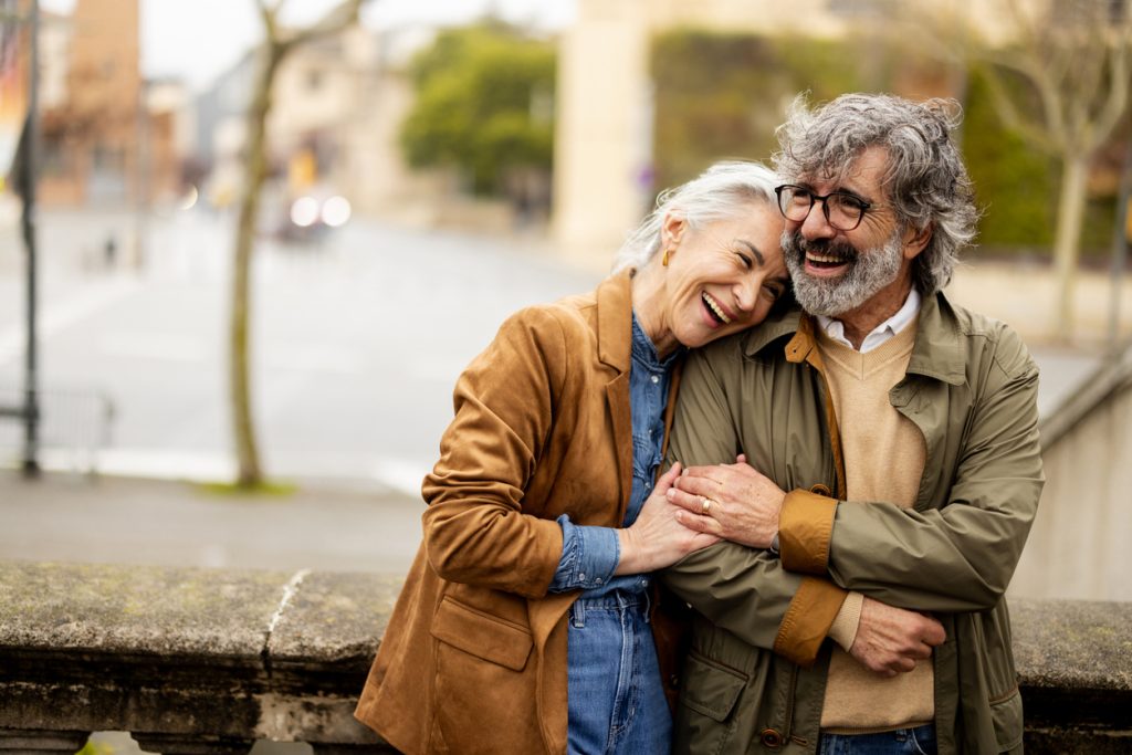 happy older couple