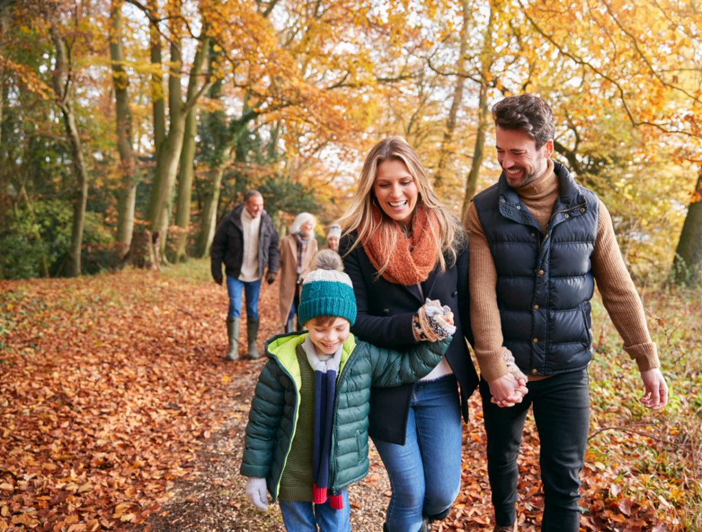 multi generational family taking a stroll 2